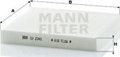 Mann-Filter CU 2345 - Filtrs, Salona telpas gaiss adetalas.lv