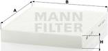 Mann-Filter CU 2351 - Filtrs, Salona telpas gaiss adetalas.lv