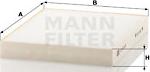 Mann-Filter CU 23 003 - Filtrs, Salona telpas gaiss adetalas.lv