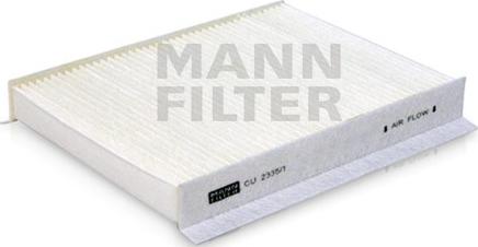 Mann-Filter CU 2335/1 - Filtrs, Salona telpas gaiss adetalas.lv