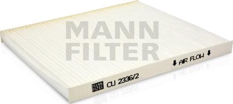 Mann-Filter CU 2336/2 - Filtrs, Salona telpas gaiss adetalas.lv