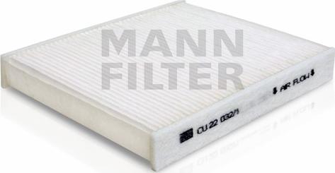 Mann-Filter CU 22 032/1 - Filtrs, Salona telpas gaiss adetalas.lv