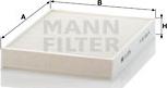 Mann-Filter CU 2736-2 - Filtrs, Salona telpas gaiss adetalas.lv