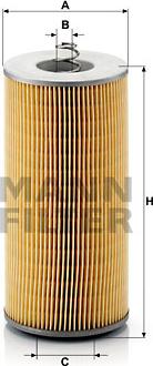 Mann-Filter H 12 110/2 x - Eļļas filtrs adetalas.lv