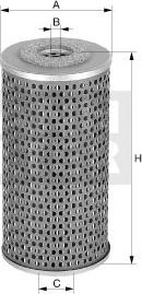 Mann-Filter P 1025 - Degvielas filtrs adetalas.lv