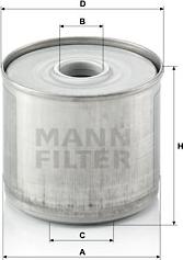 Mann-Filter P 917/1 x - Degvielas filtrs adetalas.lv