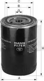 Mann-Filter W 719/46 - Eļļas filtrs adetalas.lv