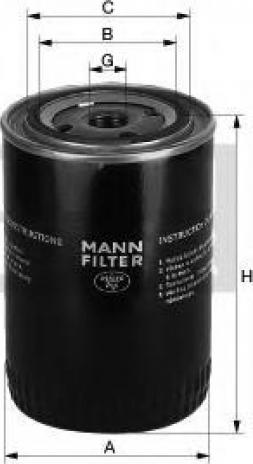 Mann-Filter W 910/3 - Eļļas filtrs adetalas.lv