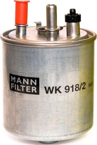 Mann-Filter W 918/2 x - Degvielas filtrs adetalas.lv