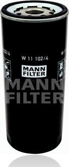 Mann-Filter W 11 102/4 - Eļļas filtrs adetalas.lv