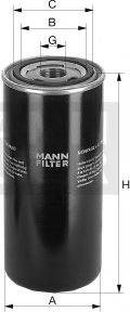 Mann-Filter WH 724 - Eļļas filtrs adetalas.lv