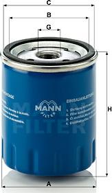 Mann-Filter W 712/15 - Eļļas filtrs adetalas.lv