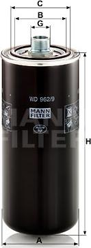 Mann-Filter WD 962/9 - Eļļas filtrs adetalas.lv