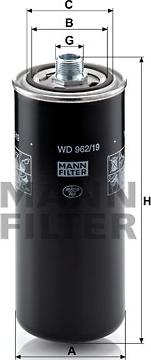 Mann-Filter WD 962/19 - Hidrofiltrs, Automātiskā pārnesumkārba adetalas.lv