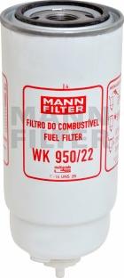 Mann-Filter WK 950/22 - Degvielas filtrs adetalas.lv