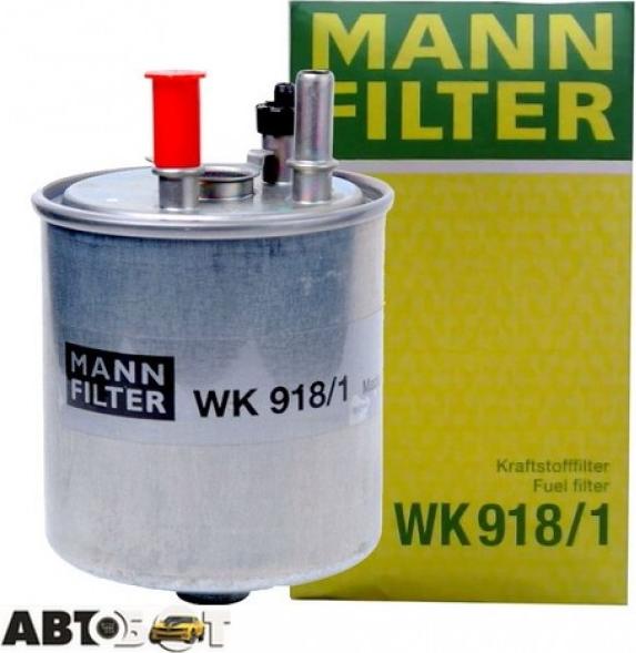 Mann-Filter WK 918 - Degvielas filtrs adetalas.lv