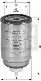 Mann-Filter WK 932/1 - Degvielas filtrs adetalas.lv