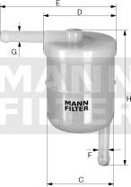 Mann-Filter WK 42/11 - Degvielas filtrs adetalas.lv