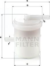 Mann-Filter WK 42/81 - Degvielas filtrs adetalas.lv