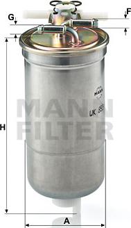 Mann-Filter WK 853/4 - Degvielas filtrs adetalas.lv