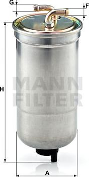 Mann-Filter WK 853/16 - Degvielas filtrs adetalas.lv