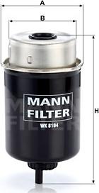 Mann-Filter WK 8194 - Degvielas filtrs adetalas.lv