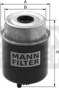 Mann-Filter WK 8116 - Degvielas filtrs adetalas.lv