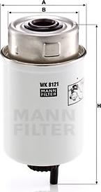 Mann-Filter WK 8121 - Degvielas filtrs adetalas.lv