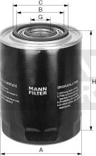 Mann-Filter WP 11 102/1 - Eļļas filtrs adetalas.lv