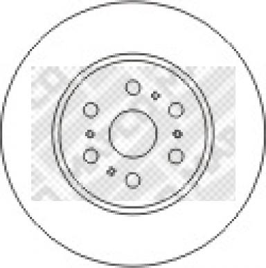 Japanparts DI-505 - Bremžu diski adetalas.lv