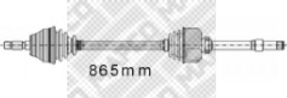 Mapco 16413 - Piedziņas vārpsta adetalas.lv