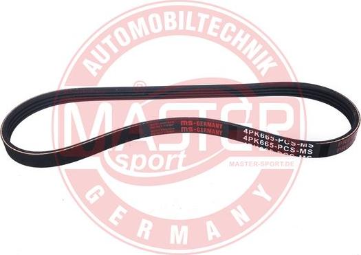 MASTER-SPORT GERMANY 4PK665-PCS-MS - Ķīļrievu siksna adetalas.lv