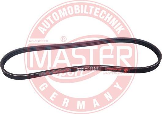 MASTER-SPORT GERMANY 4PK800-PCS-MS - Ķīļrievu siksna adetalas.lv