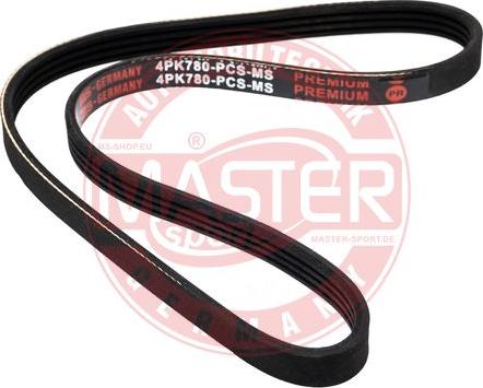 MASTER-SPORT GERMANY 4PK780-PCS-MS - Ķīļrievu siksna adetalas.lv