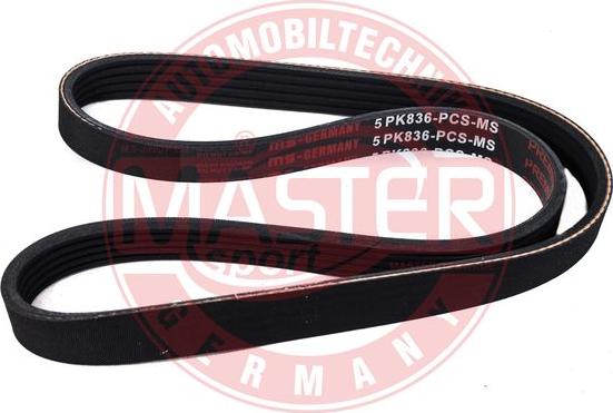 MASTER-SPORT GERMANY 5PK836-PCS-MS - Ķīļrievu siksna adetalas.lv