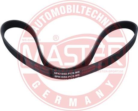 MASTER-SPORT GERMANY 6PK1050-PCS-MS - Ķīļrievu siksna adetalas.lv