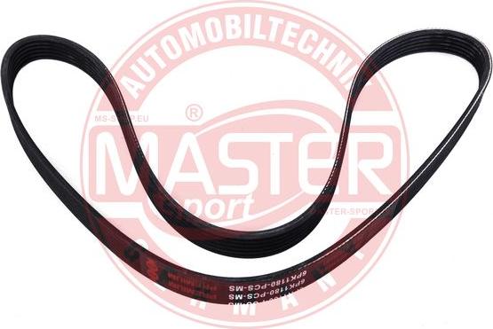 MASTER-SPORT GERMANY 6PK1180-PCS-MS - Ķīļrievu siksna adetalas.lv