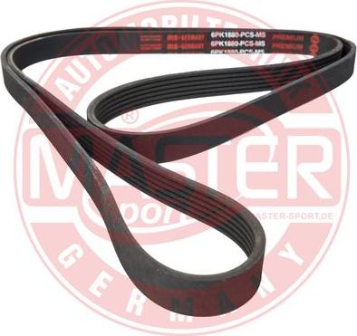 MASTER-SPORT GERMANY 6PK1880-PCS-MS - Ķīļrievu siksna adetalas.lv