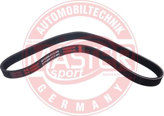 MASTER-SPORT GERMANY 6PK800-PCS-MS - Ķīļrievu siksna adetalas.lv