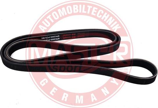 MASTER-SPORT GERMANY 6PK2000-PCS-MS - Ķīļrievu siksna adetalas.lv