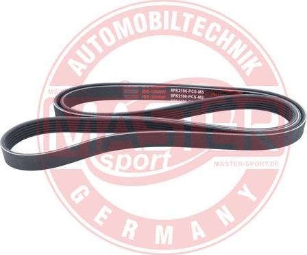 MASTER-SPORT GERMANY 6PK2160-PCS-MS - Ķīļrievu siksna adetalas.lv