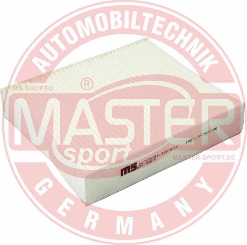 MASTER-SPORT GERMANY 1830-IF-PCS-MS - Filtrs, Salona telpas gaiss adetalas.lv