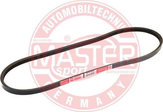 MASTER-SPORT GERMANY 3PK820-PCS-MS - Ķīļrievu siksna adetalas.lv