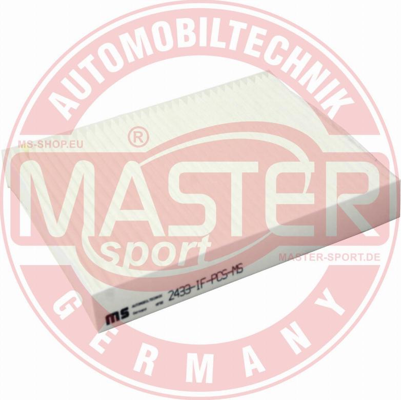 MASTER-SPORT GERMANY 2433-IF-PCS-MS - Filtrs, Salona telpas gaiss adetalas.lv