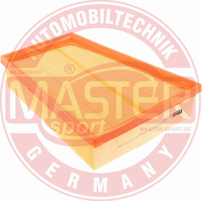 MASTER-SPORT GERMANY 2510/1-LF-PCS-MS - Gaisa filtrs adetalas.lv