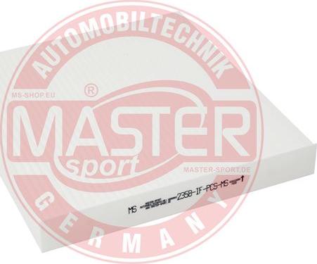 MASTER-SPORT GERMANY 2358-IF-PCS-MS - Filtrs, Salona telpas gaiss adetalas.lv