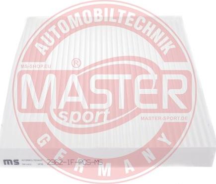 MASTER-SPORT GERMANY 2362-IF-PCS-MS - Filtrs, Salona telpas gaiss adetalas.lv