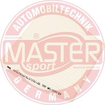 MASTER-SPORT GERMANY 2337-IF-PCS-MS - Filtrs, Salona telpas gaiss adetalas.lv