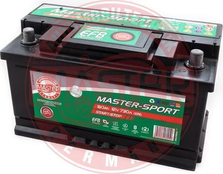 MASTER-SPORT GERMANY 790807300 - Startera akumulatoru baterija adetalas.lv