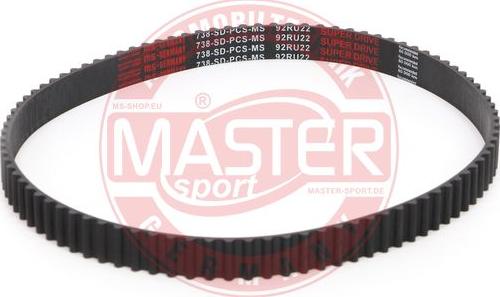 MASTER-SPORT GERMANY 738-SD-PCS-MS - Zobsiksna adetalas.lv